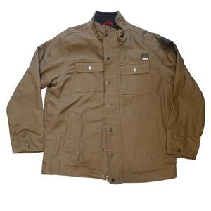NWOT Craftsman Men's Heavyweight Fleece-Lined Tan Jacket - sz XL